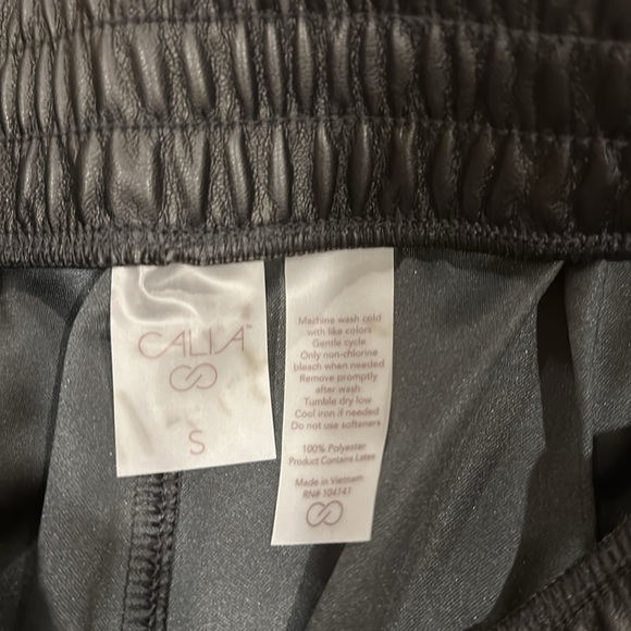NWOT Calia Faux Leather Joggers - Picture 3 of 4